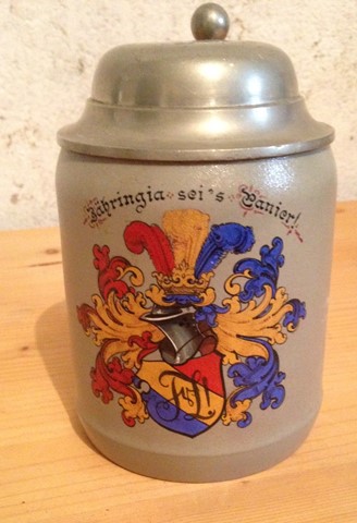 Zähringia Bern - 1911 - Chrigel s/l Chutz zur Erinnerung an das Tübinger Semester