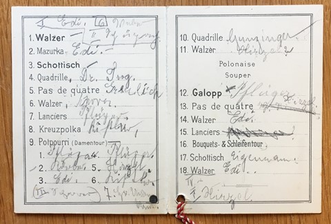 1899 - Ballkarte