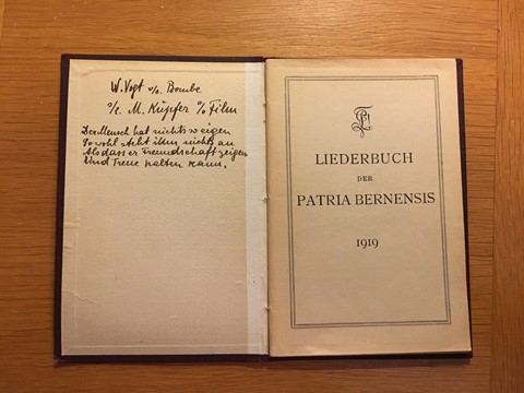 1919 - Liederbuch