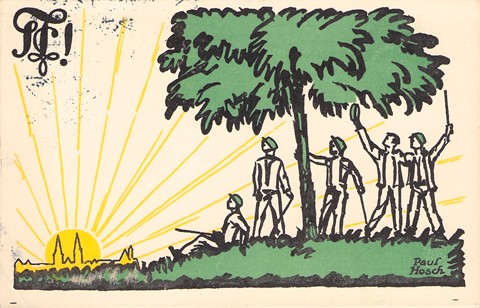 1914 - Rückseite Druckfehler «Schweizerhüsli»